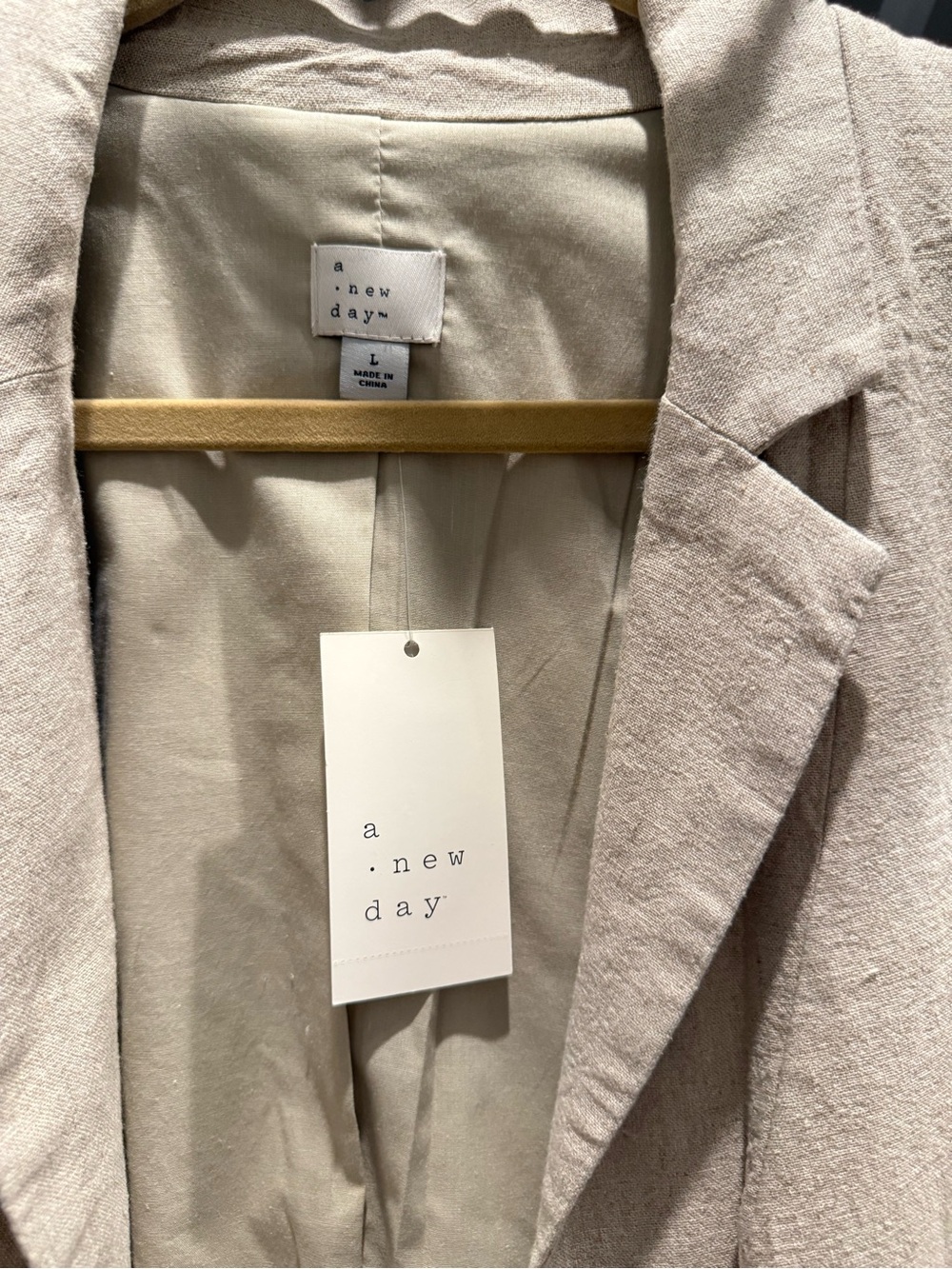 a new day Light Beige Relaxed Blazer - Picture 2 of 2